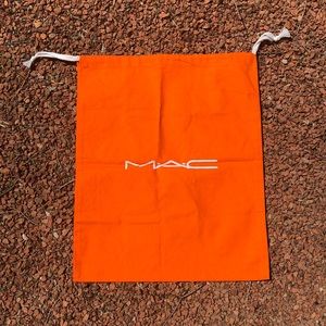‼️PRICE DROP‼️MAC tangerine canvas drawstring bag